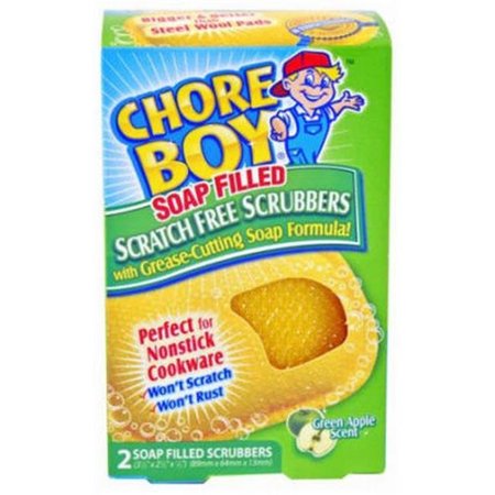 SPIC AND SPAN Spic & Span 10811435002265 2 Pack Chore Boy Non-Metallic Soap Pads 558377